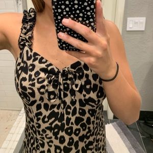 NASTYGAL Leopard Print Dress